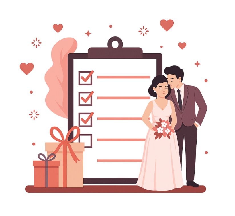 Wedding Plan app - task management and website creation