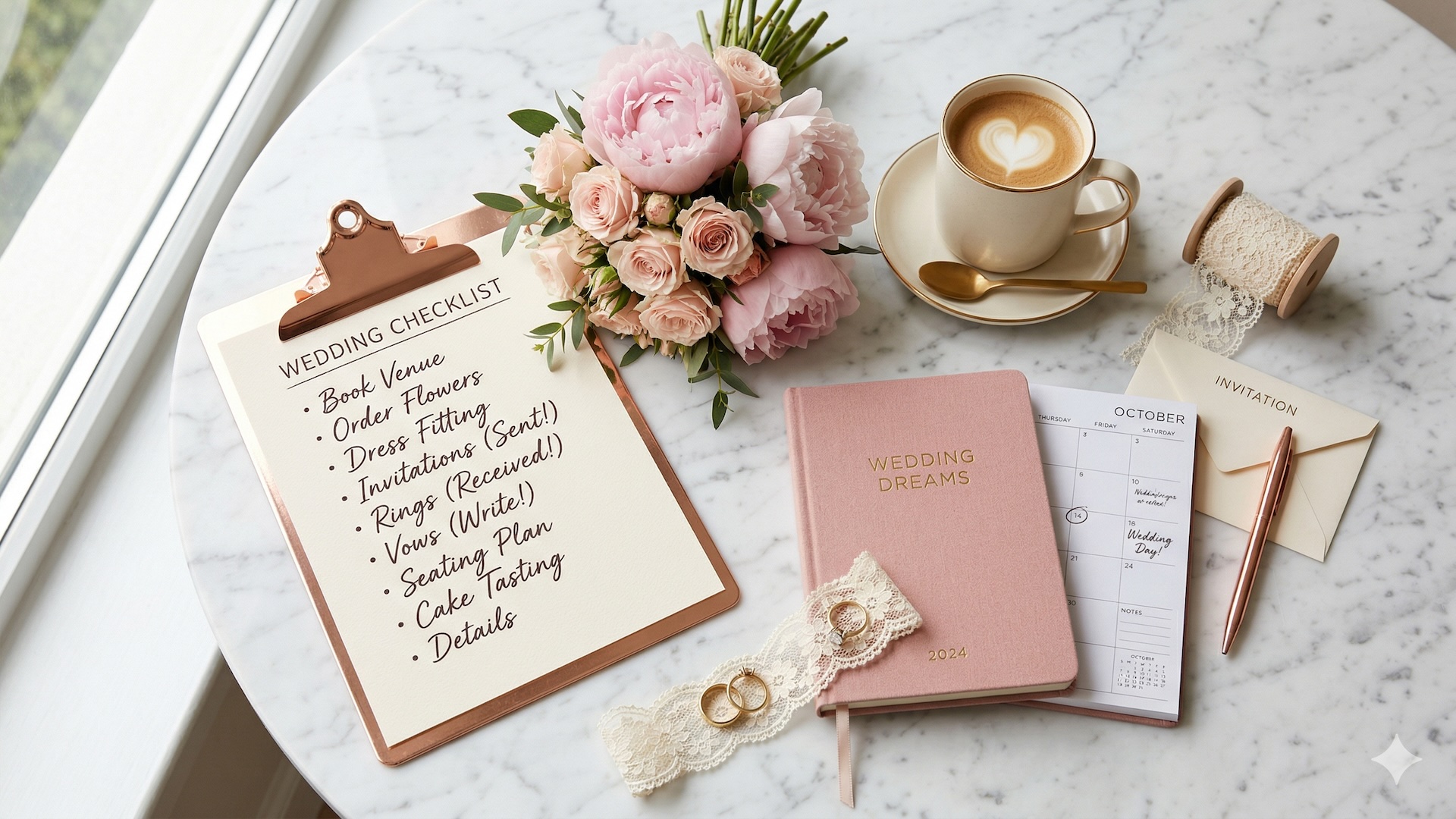 婚礼筹备完整清单：从A到Z的时间线指南